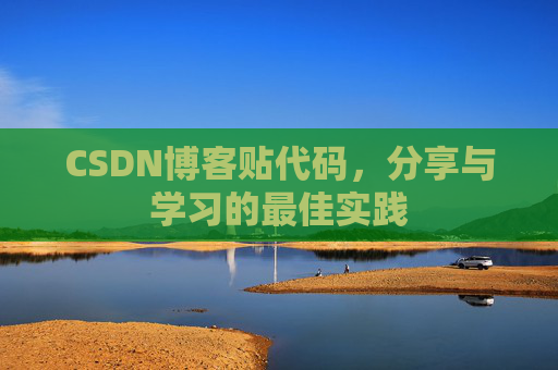 CSDN博客贴代码,分享与学习的最佳实践